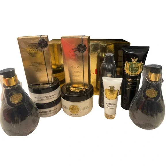 Perlier Imperial Honey Royal Elixir 10pc Set Bath Body Cream Serum Italy NEW/OS - Picture 8 of 15